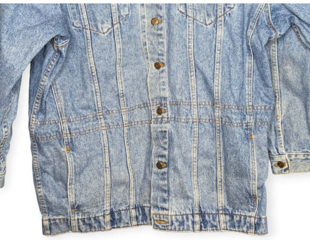 Levi Stauss Denim Jacket 70596 4891 Size Large See Description - Picture 4 of 16